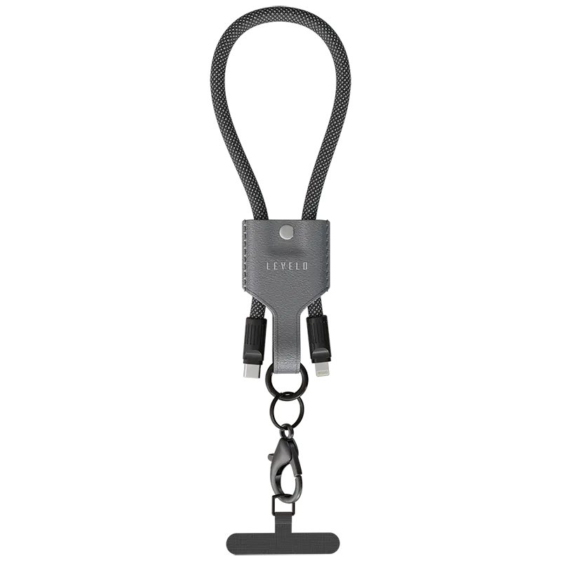 Levelo Tugo Type- C to Lightning 30W 0.3M TPEbraided Lanyard Cable 1 Mascom International.webp